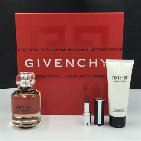 givenchy bib set|Givenchy l interdit gift set.